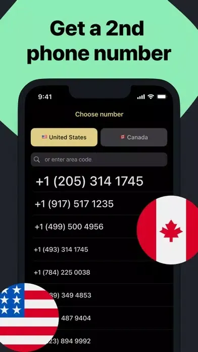 Captures d'écran de Receive SMS - Virtual Number