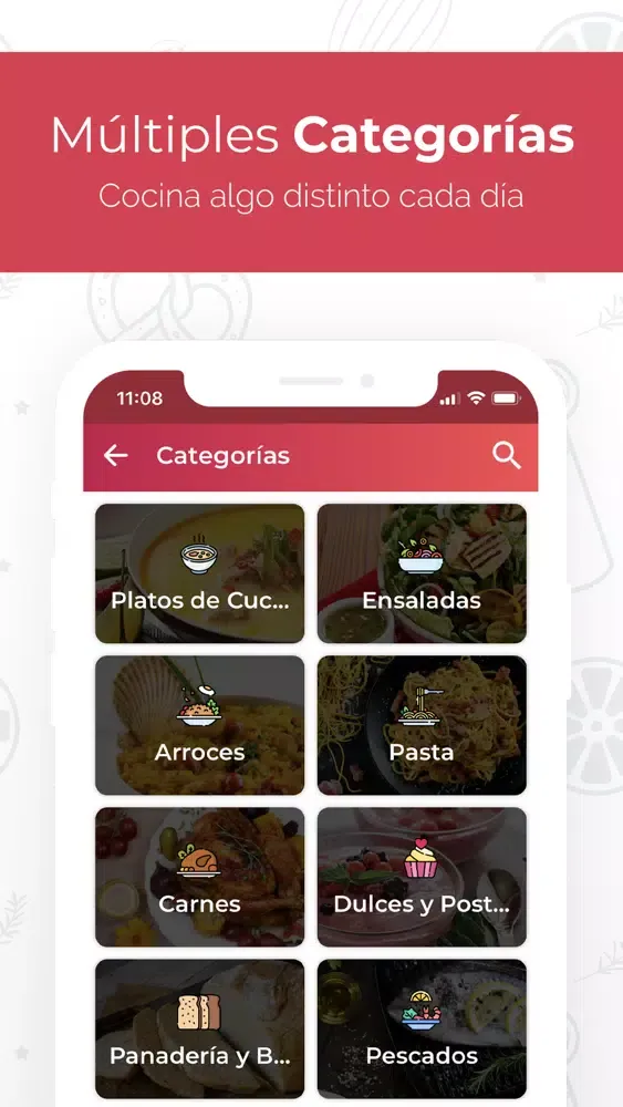 Tangkapan skrin Recetas de Cocina en Español