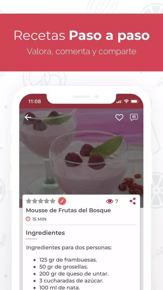 Tangkapan skrin Recetas de Cocina en Español