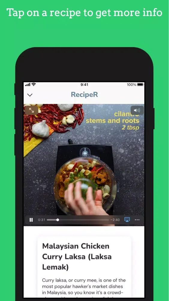 RecipeR - Swipe & Cook Meals Screenshots