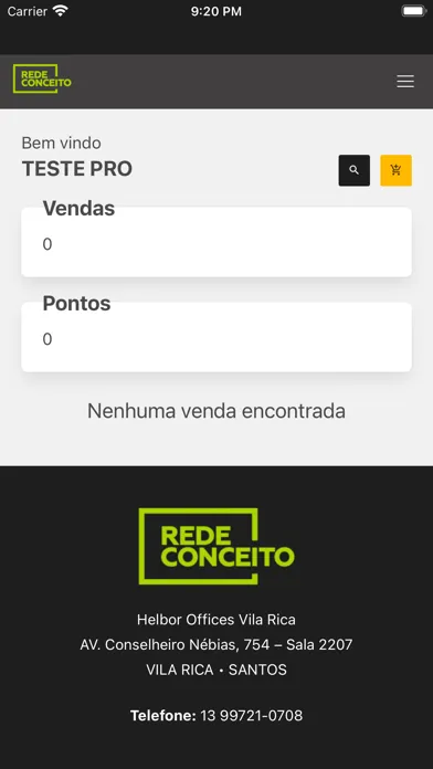 ภาพหน้าจอของ Rede Conceito