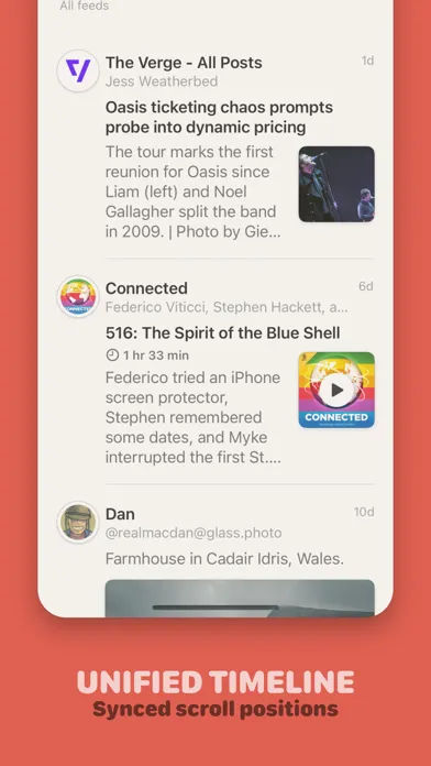 ภาพหน้าจอของ Reeder.