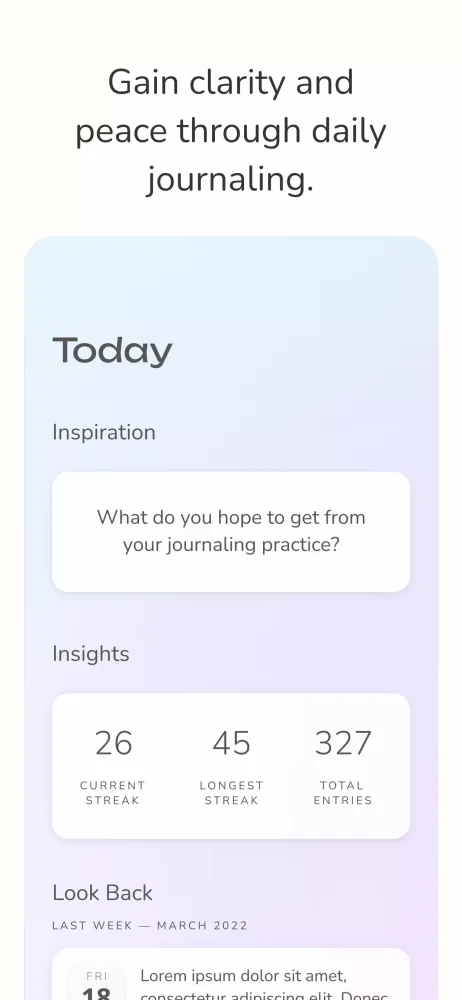 Tangkapan layar Reflection Journal & Prompts