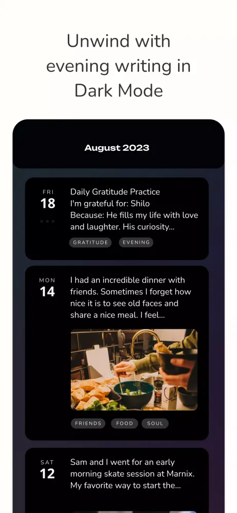 Tangkapan layar Reflection Journal & Prompts