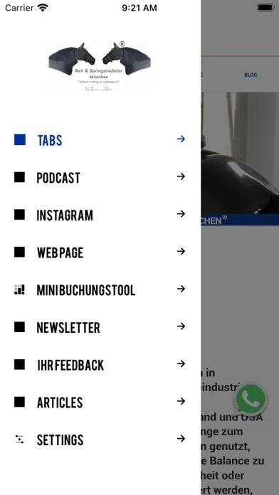 تصاویر Reitsimulator München App