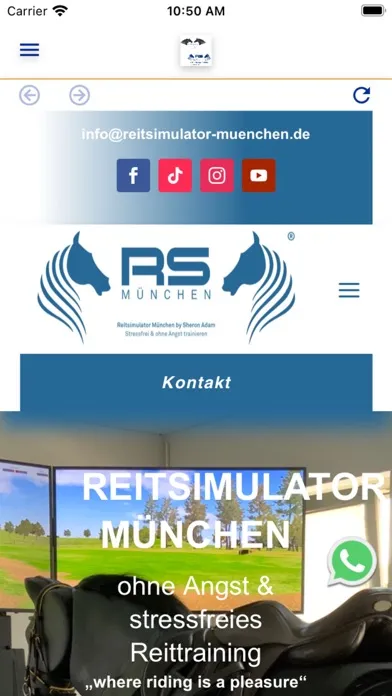 تصاویر Reitsimulator München App