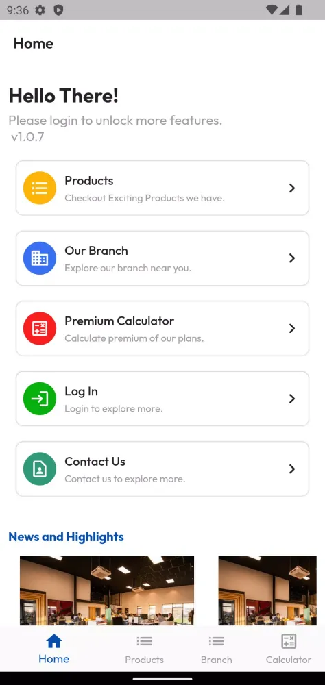 Reliable Life Insurance Screenshots
