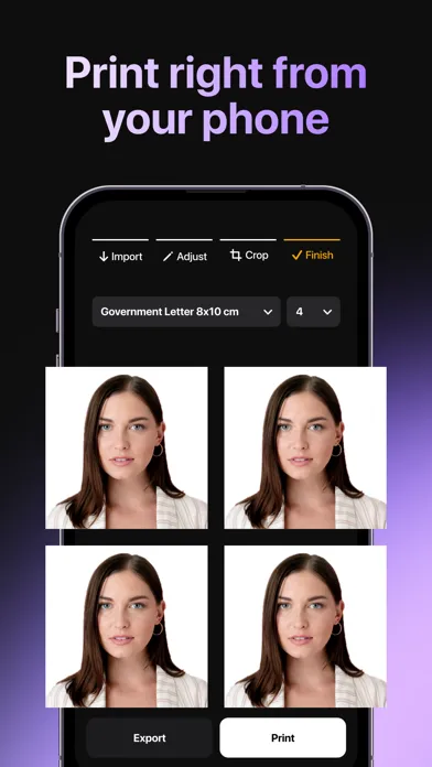 Passport Photo Editor سکرین شاٹس