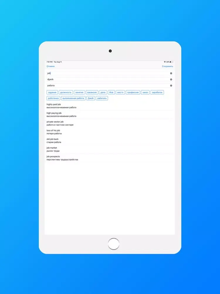Capturas de pantalla de RemEn iPad 