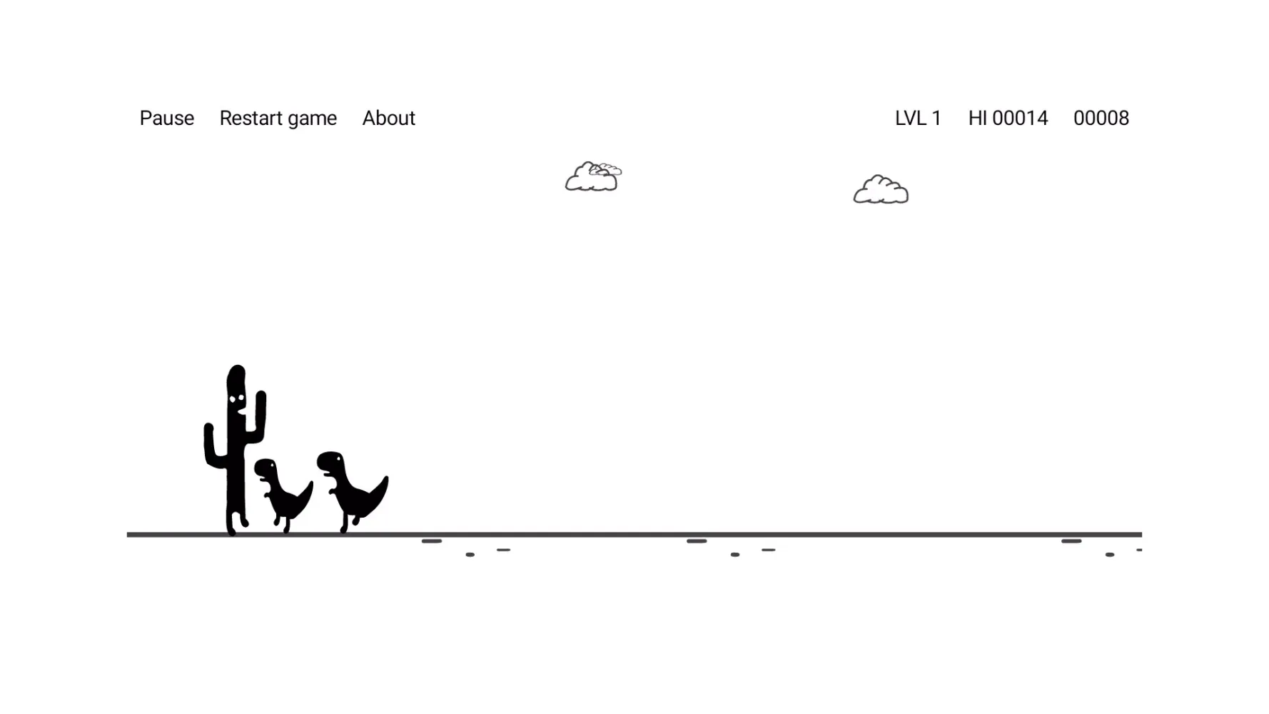 Cactus Run Classic - Dino jump应用截图