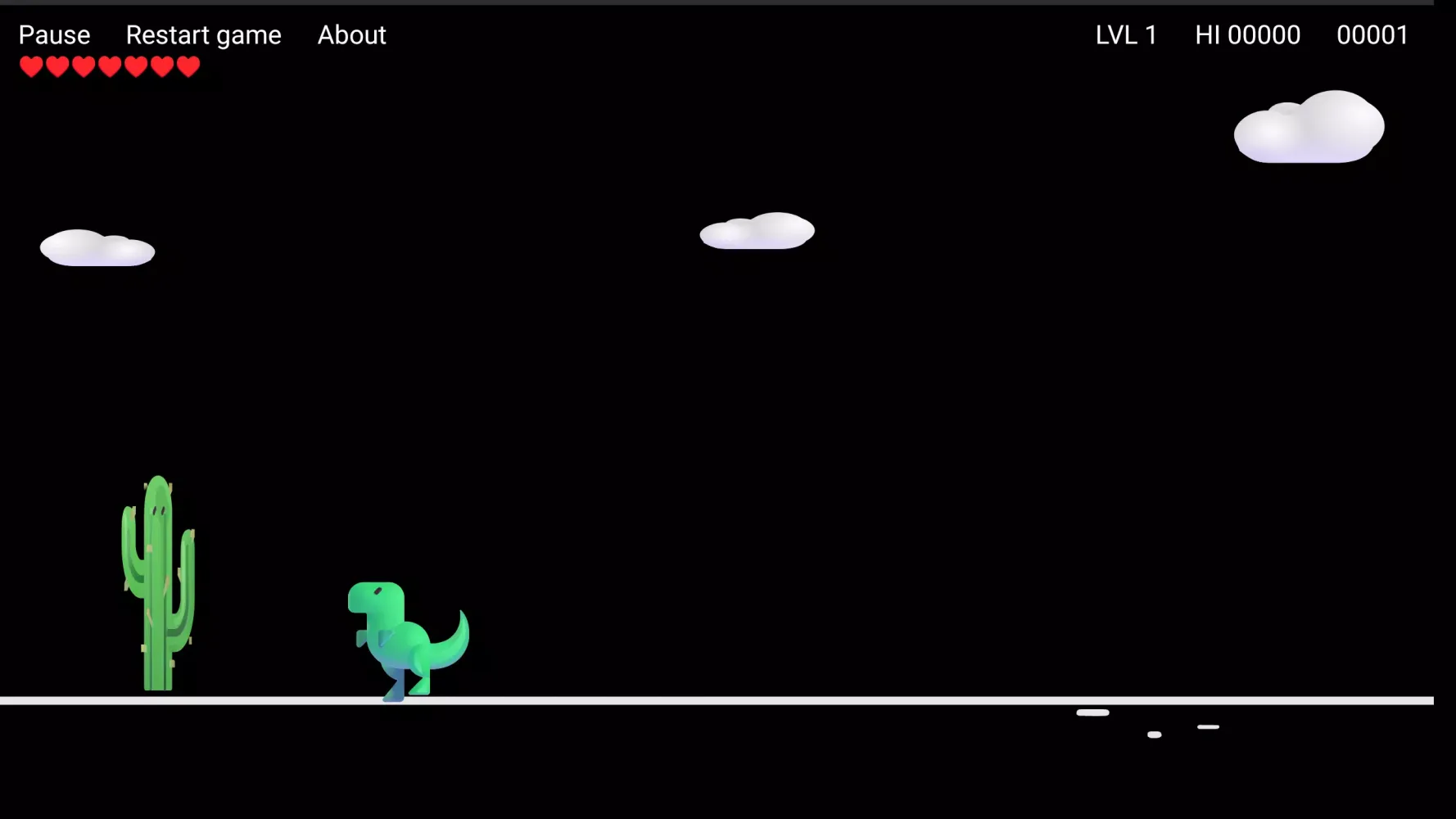 Cactus Run Classic - Dino jump应用截图