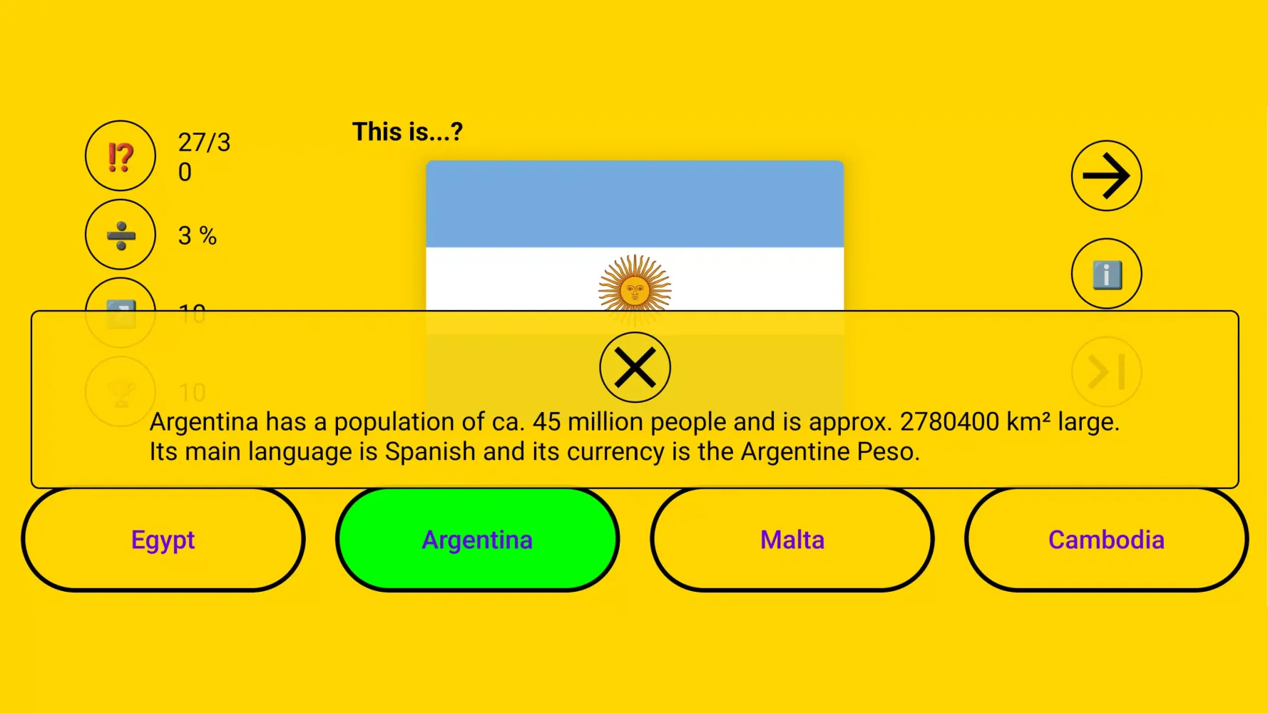 Super Flags! Flag Quiz Screenshots