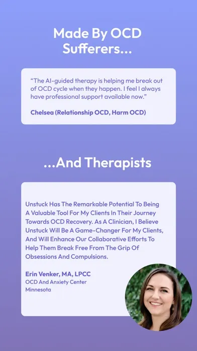 unstuck: OCD Therapy Tools স্ক্রিনশট