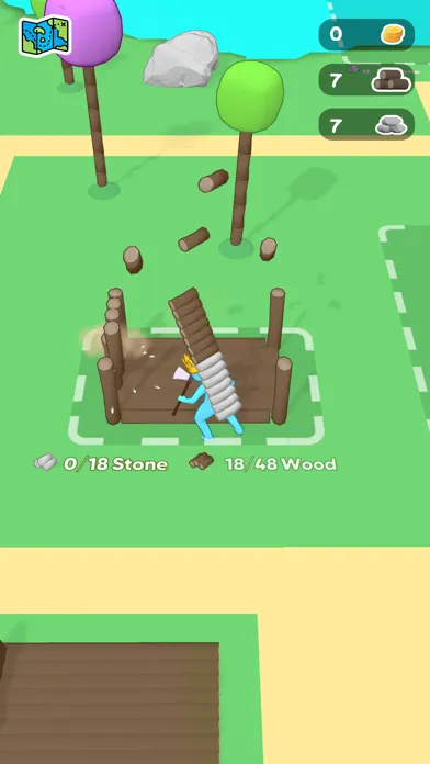 Tangkapan skrin Craftland 3D