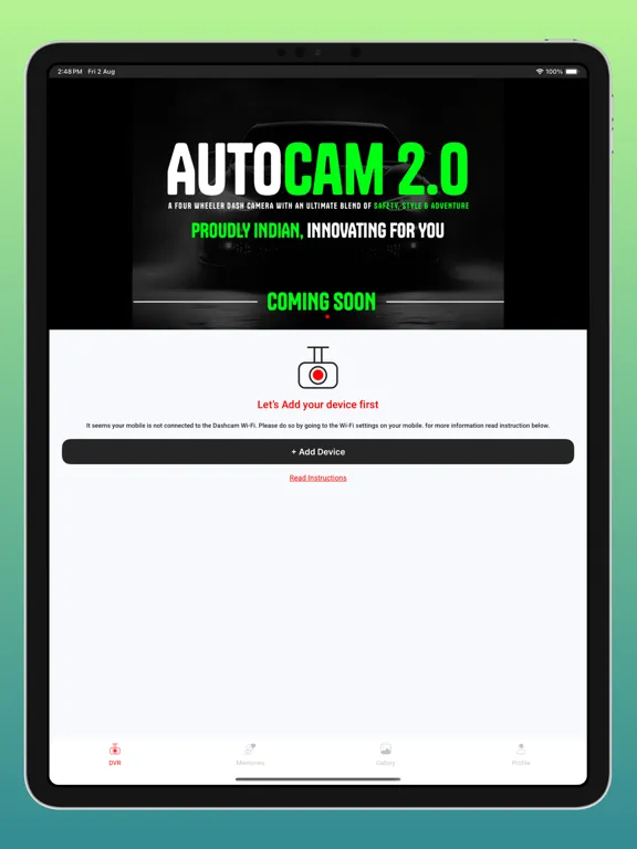 Roadcam 4 iPad  スクリーンショット