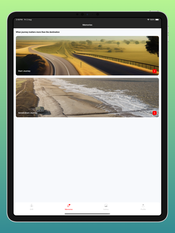 Roadcam 4 iPad  स्क्रीनशॉट