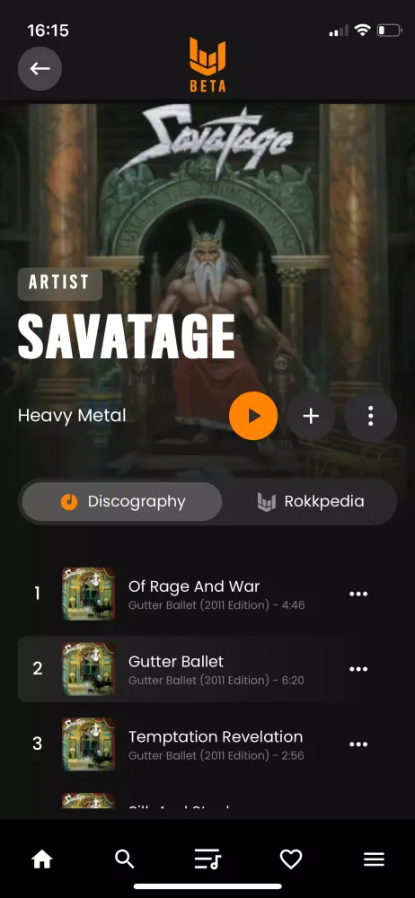 ROKK Streaming Screenshots