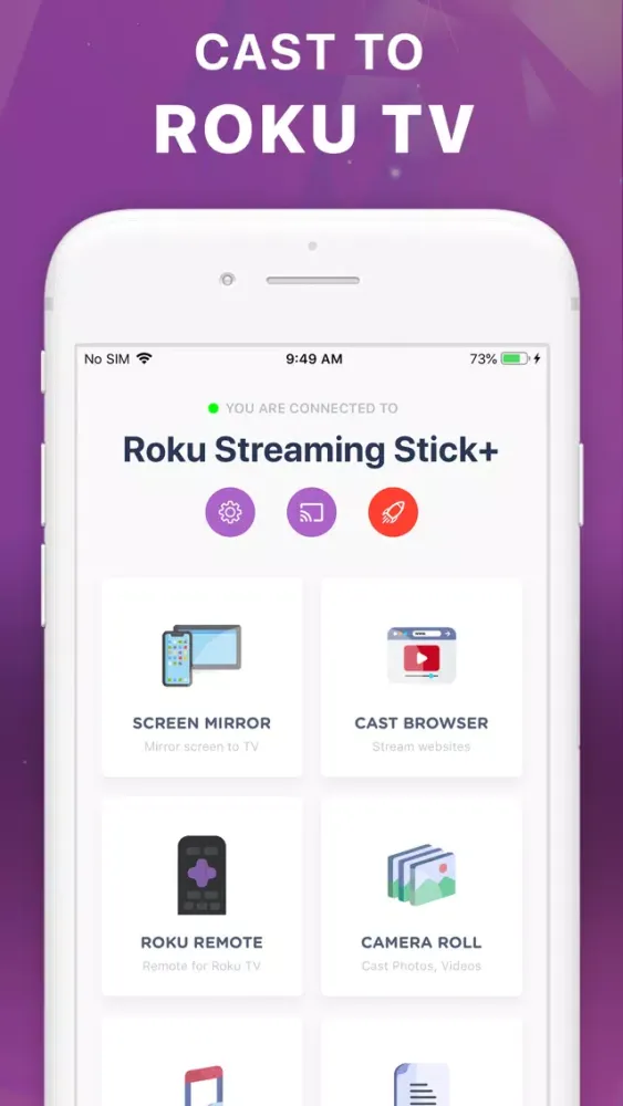 Zrzuty ekranu Streamer for Roku