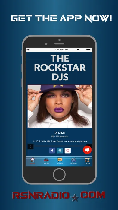 Tangkapan skrin RSN Radio