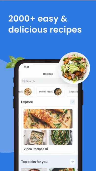 Capturas de tela do Salmo - Meal Plans & Recipes