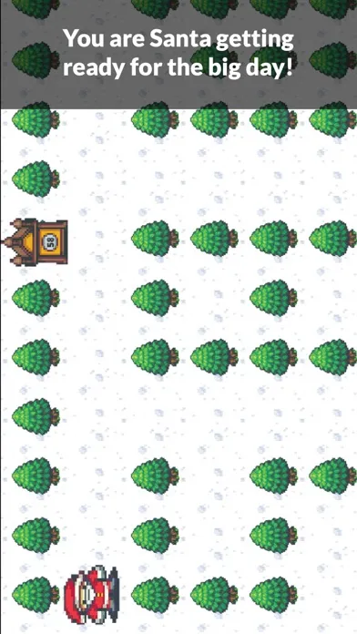 Capturas de tela do Santa's Journey