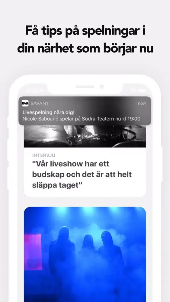 SAVANT – Musik och livetips スクリーンショット