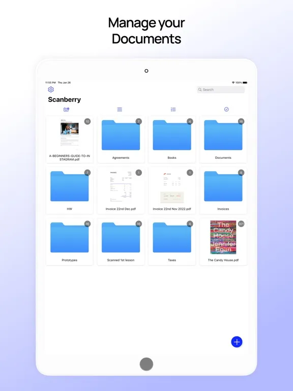 Скриншоты Scanberry – PDF Scanner & OCR iPad 