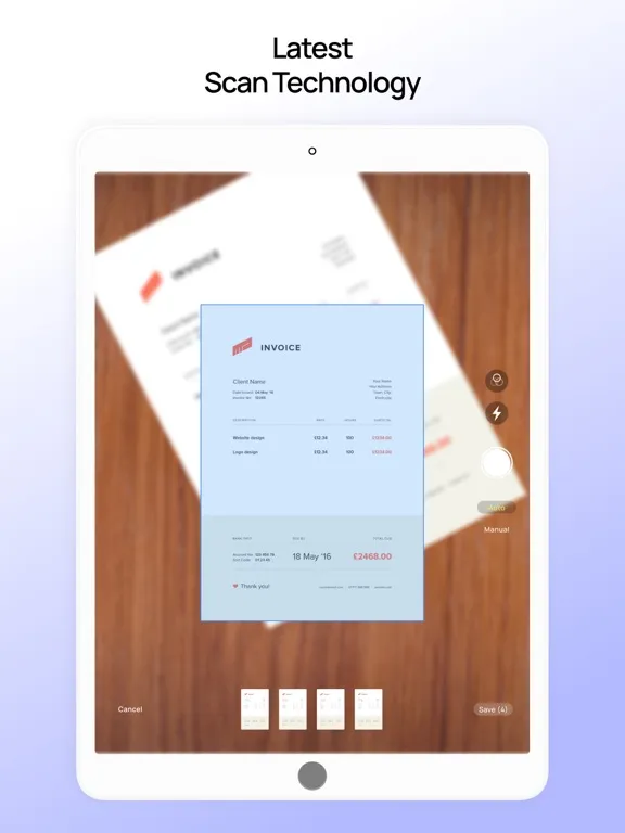 Скриншоты Scanberry – PDF Scanner & OCR iPad 