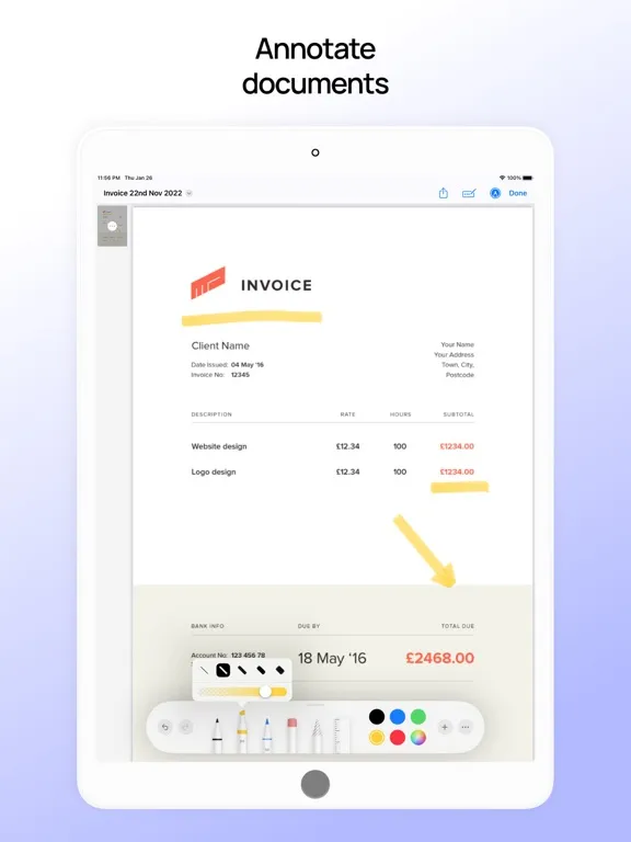 Скриншоты Scanberry – PDF Scanner & OCR iPad 