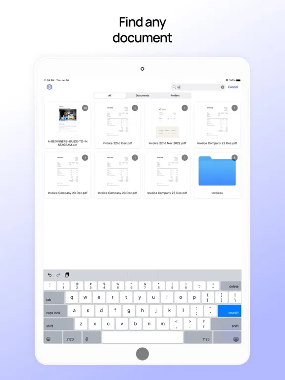 Скриншоты Scanberry – PDF Scanner & OCR iPad 