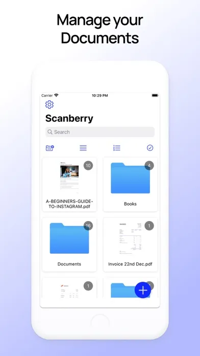 Скриншоты Scanberry – PDF Scanner & OCR