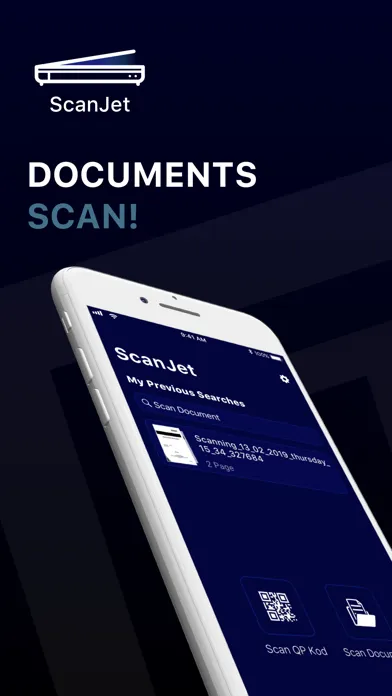 ScanJet - Scanner PDF Screenshots