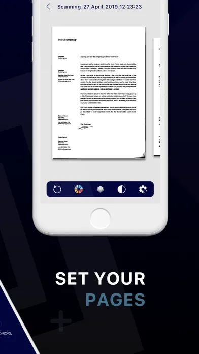 ScanJet - Scanner PDF Screenshots