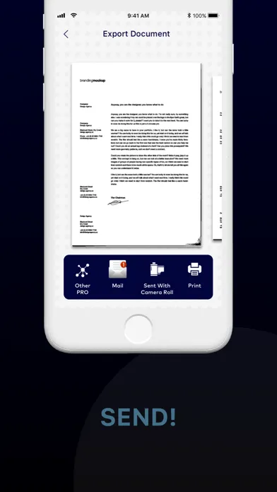 ScanJet - Scanner PDF Screenshots