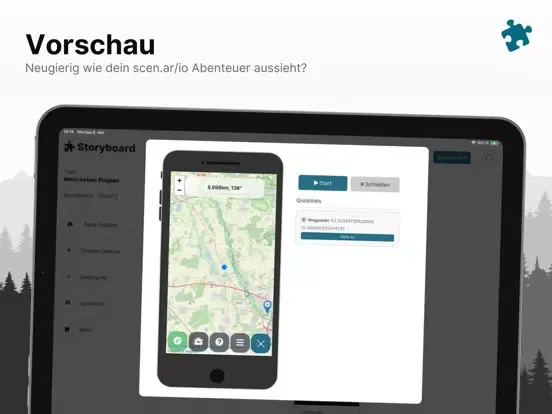 scen.ar/io - Storyboard iPad 應用截圖