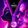 Zipper Lock Screen 4K