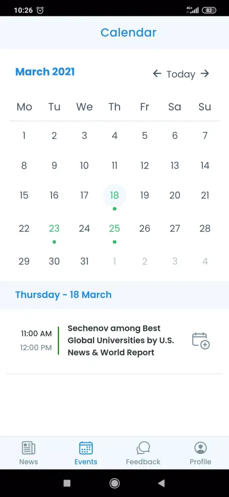 Sechenov Foreign Screenshots