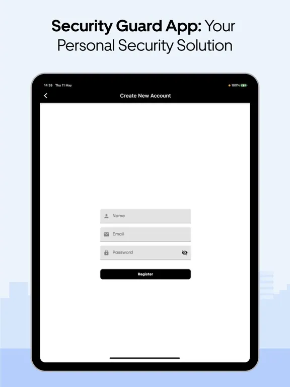 Capturas de tela do Security Guard App iPad 