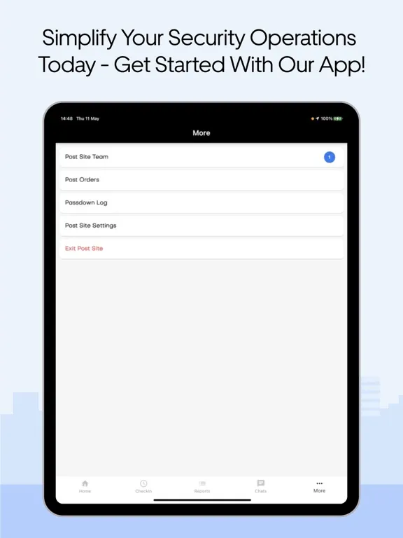 Capturas de tela do Security Guard App iPad 
