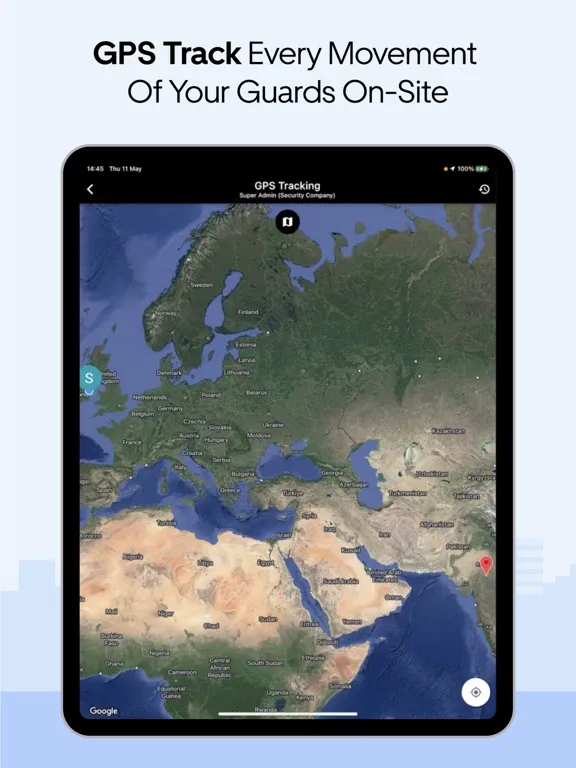 Capturas de tela do Security Guard App iPad 