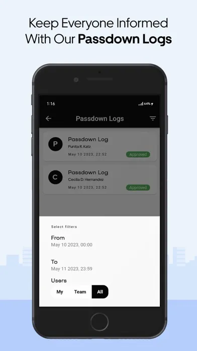 Capturas de tela do Security Guard App