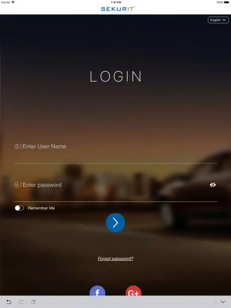 SekurIt SVR iPad  Screenshots