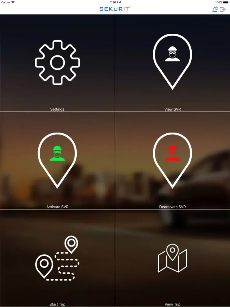 SekurIt SVR iPad  Screenshots