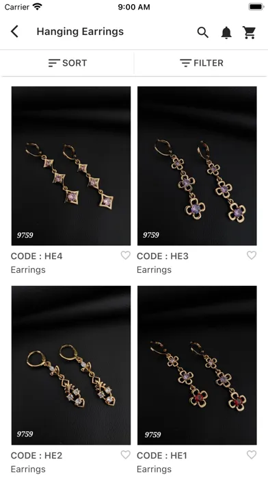 Tangkapan skrin Kia Jewellery