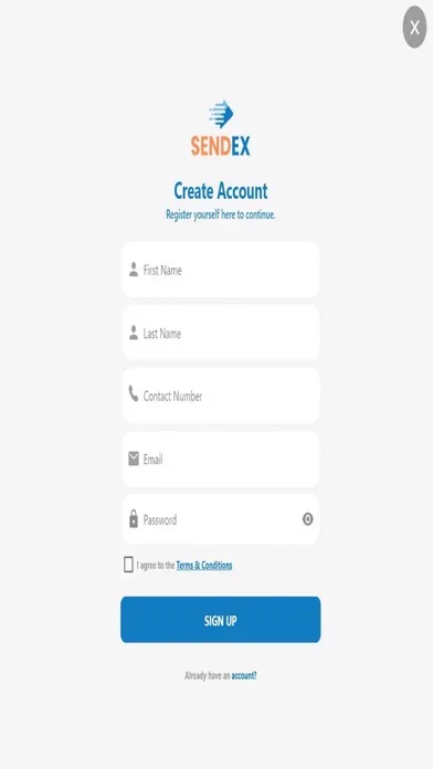 SendEx App スクリーンショット