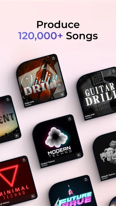 Capturas de tela do Instant Songs: Music Maker