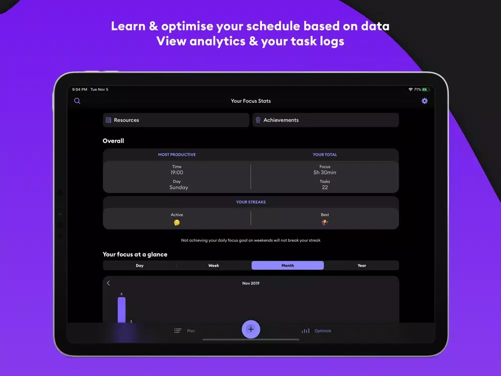 Seque - Deep work and focus iPad  Screenshots