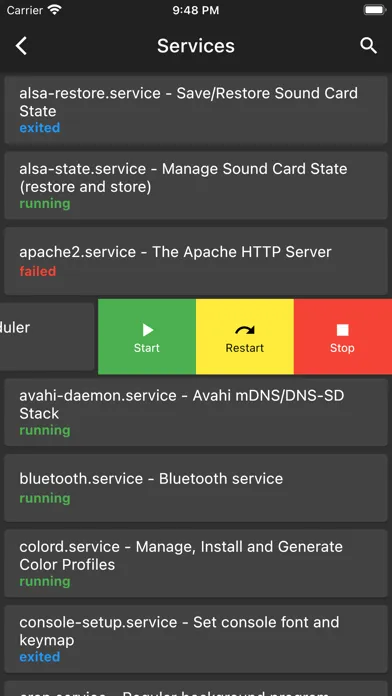 Ảnh chụp màn hình của Server Sidekick