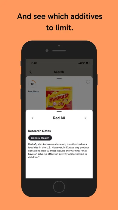 Sesame: Healthy Food Scanner Screenshots