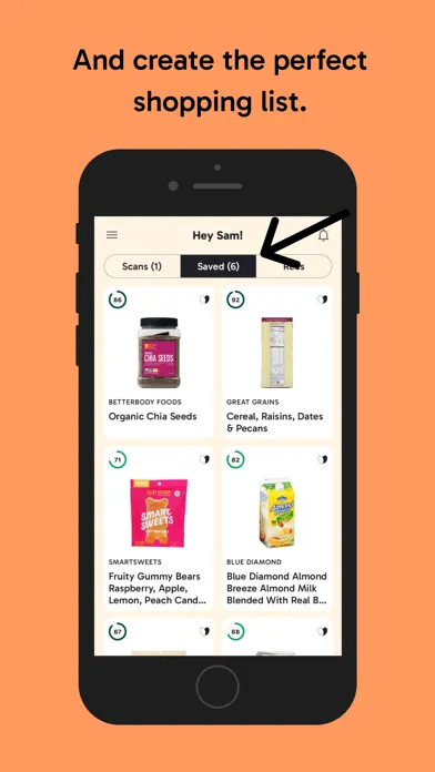 Sesame: Healthy Food Scanner Screenshots